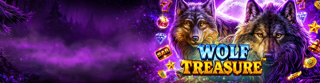 Wolf treasure slot Banner 3